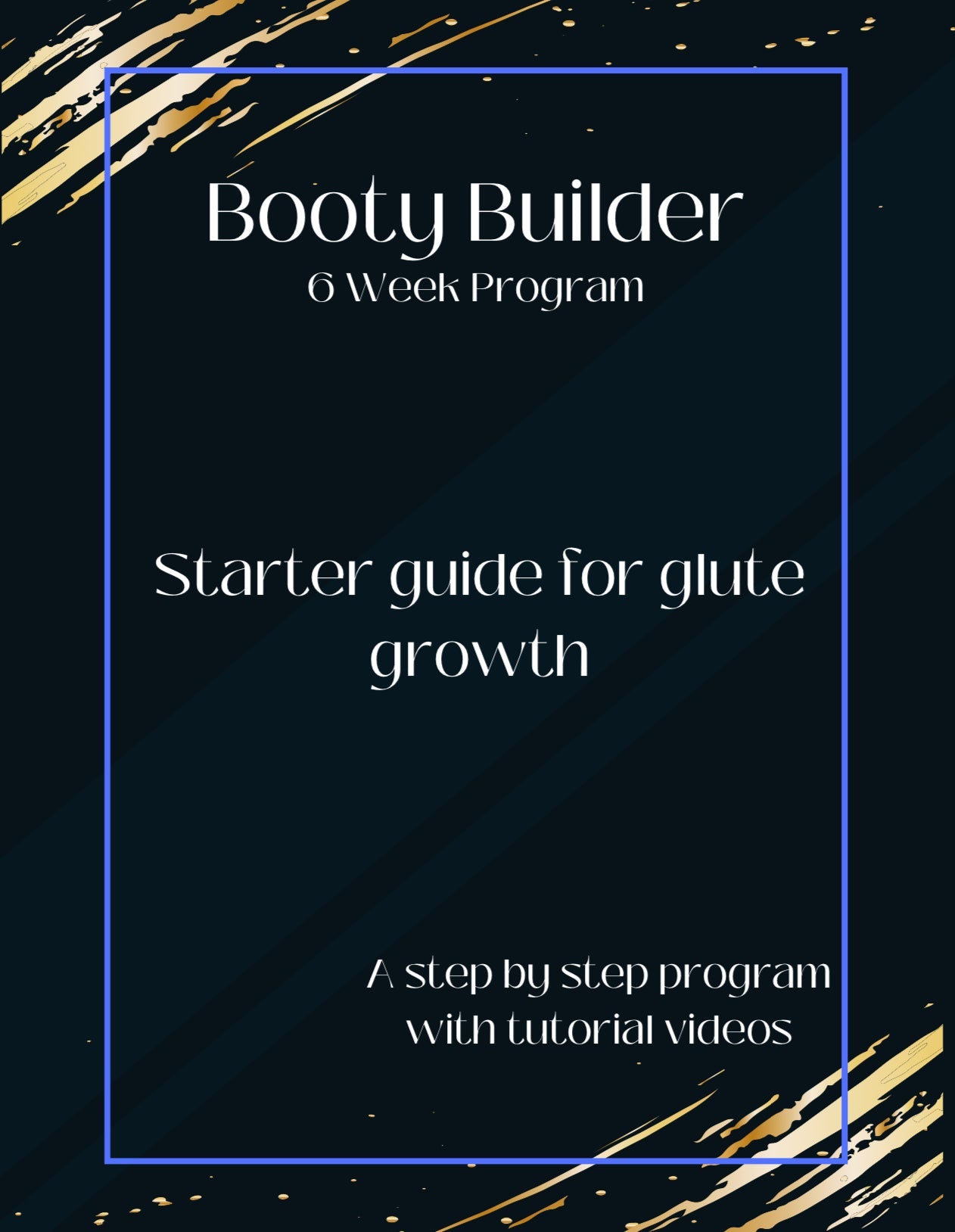 6 Week Booty Builder Program - TwoToned